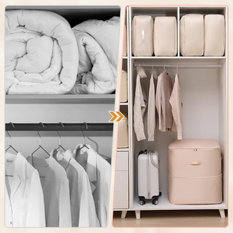 Self-Compressing Storage Bags, No Vacuum Needed