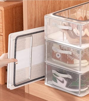 Foldable Shoe and Clothes Organizer