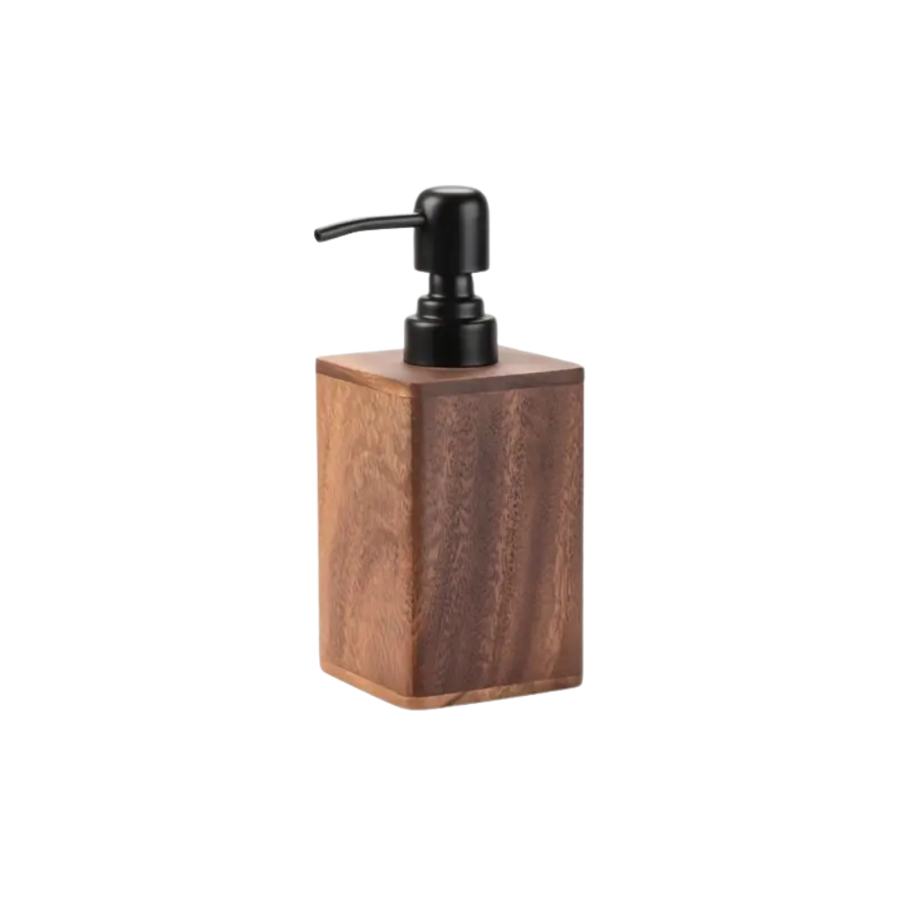 Wooden Soap and Lotion Dispenser