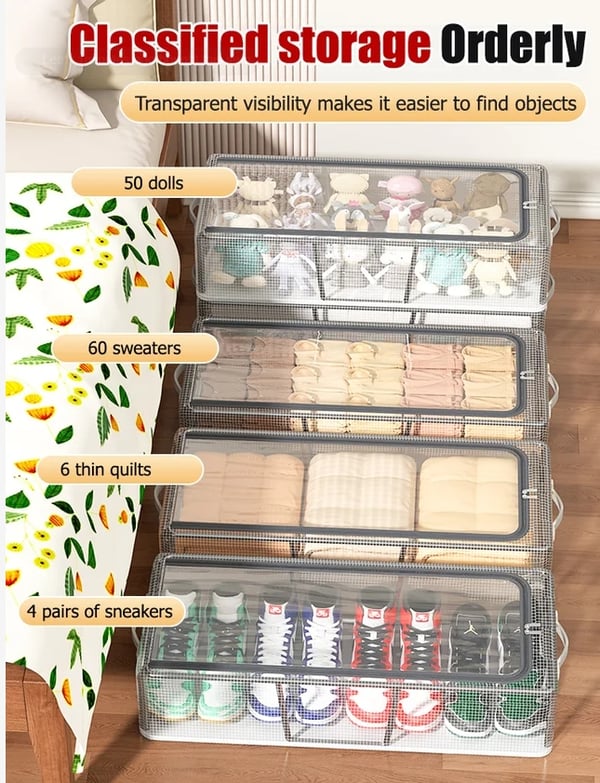 Foldable Shoe and Clothes Organizer