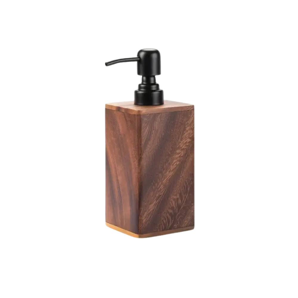 Wooden Soap and Lotion Dispenser