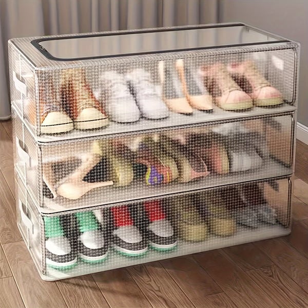 Foldable Shoe and Clothes Organizer