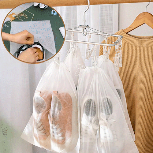 Reusable Drawstring Fabric Storage Bags