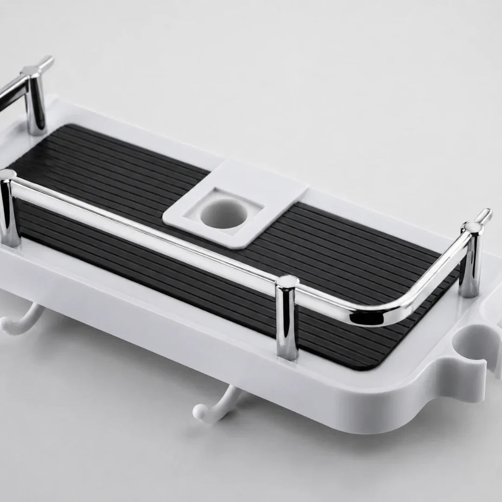 Adjustable Tension Shower Shelf, No Drilling