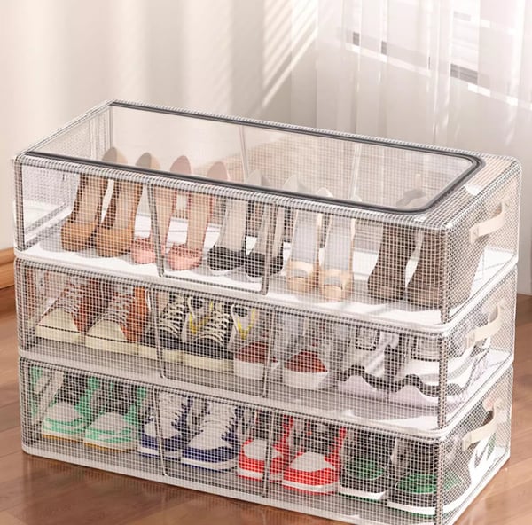 Foldable Shoe and Clothes Organizer
