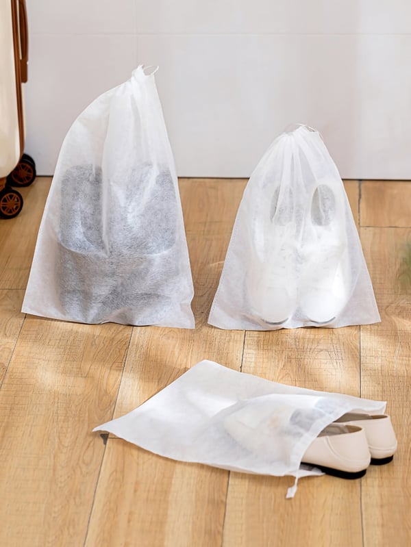 Reusable Drawstring Fabric Storage Bags