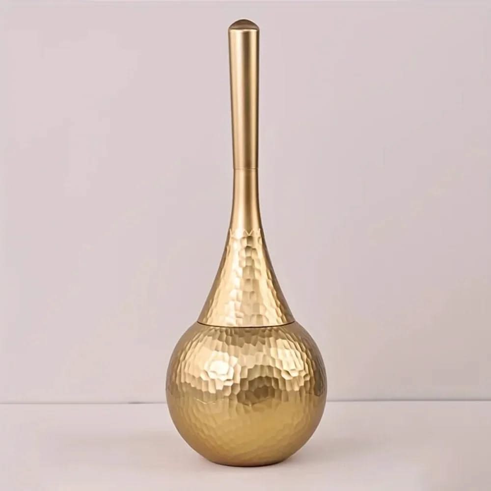 Sculpted Toilet Brush and Enclosed Holder