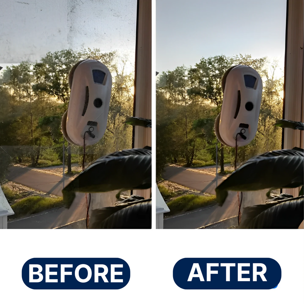 Automatic Window Cleaning Robot with Safety Cable