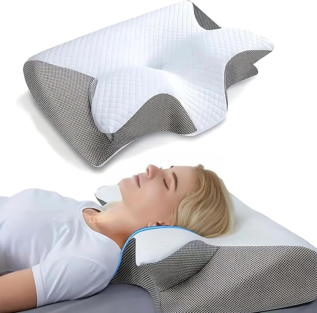 Contoured Butterfly Memory Foam Pillow