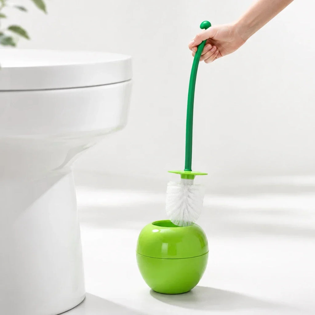 Cherry Toilet Brush and Holder in Three Colours