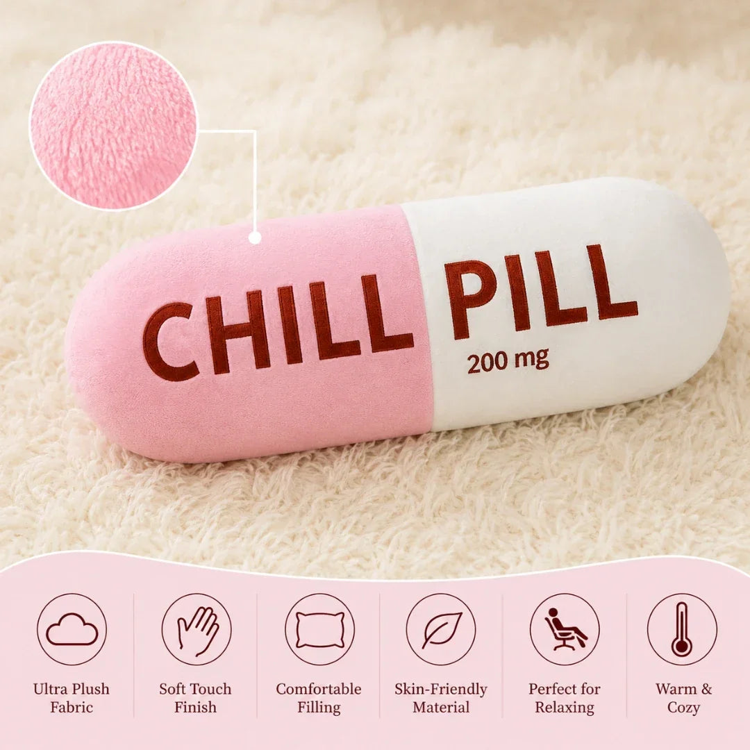 Plush Capsule Bolster Cushion in Two Lengths