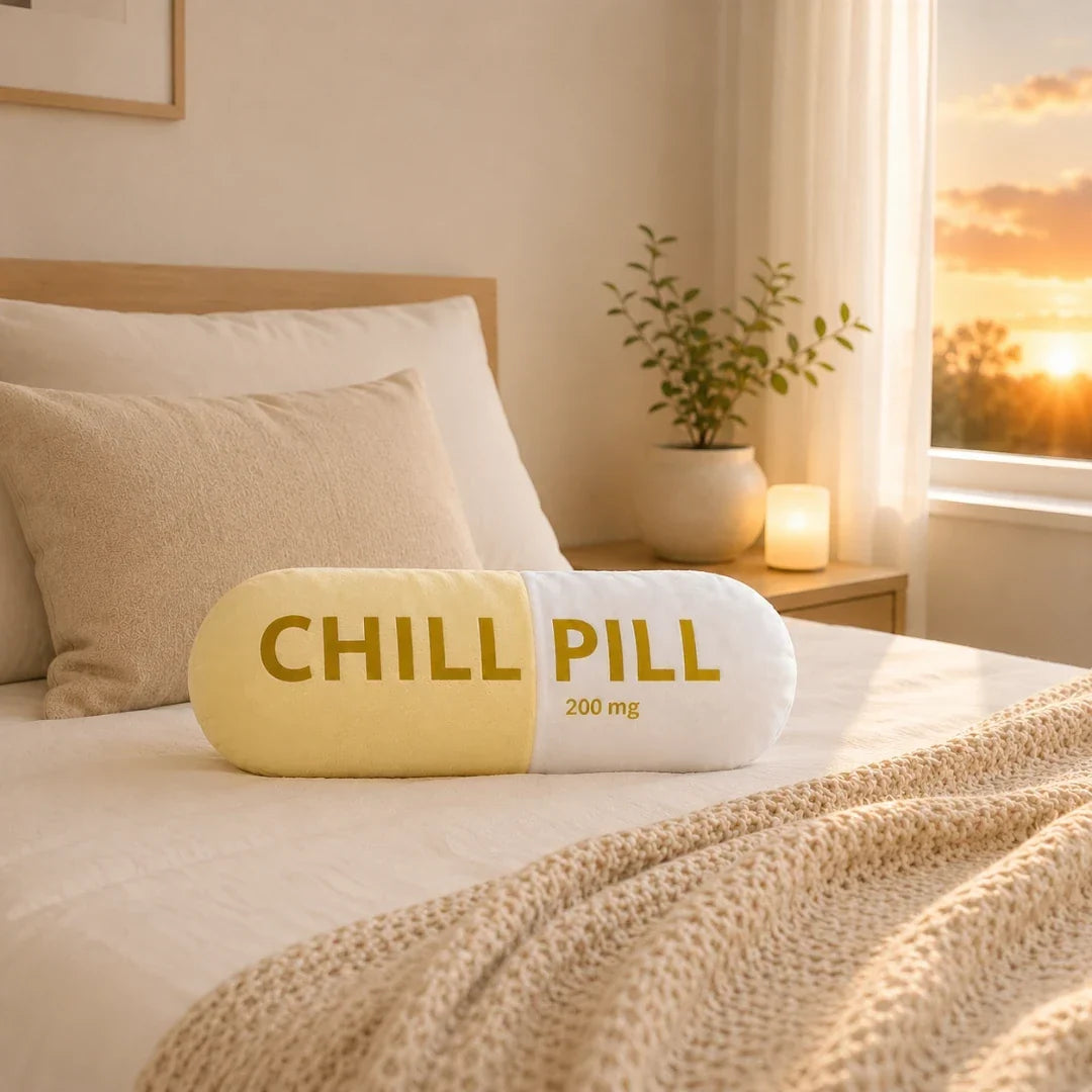 Plush Capsule Bolster Cushion in Two Lengths