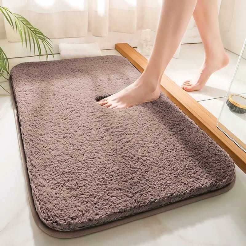 Thick Plush Bath Mat in 4 Colours