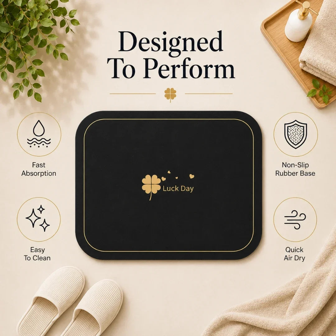 Diatomite Stone Bath Mat in 4 Sizes