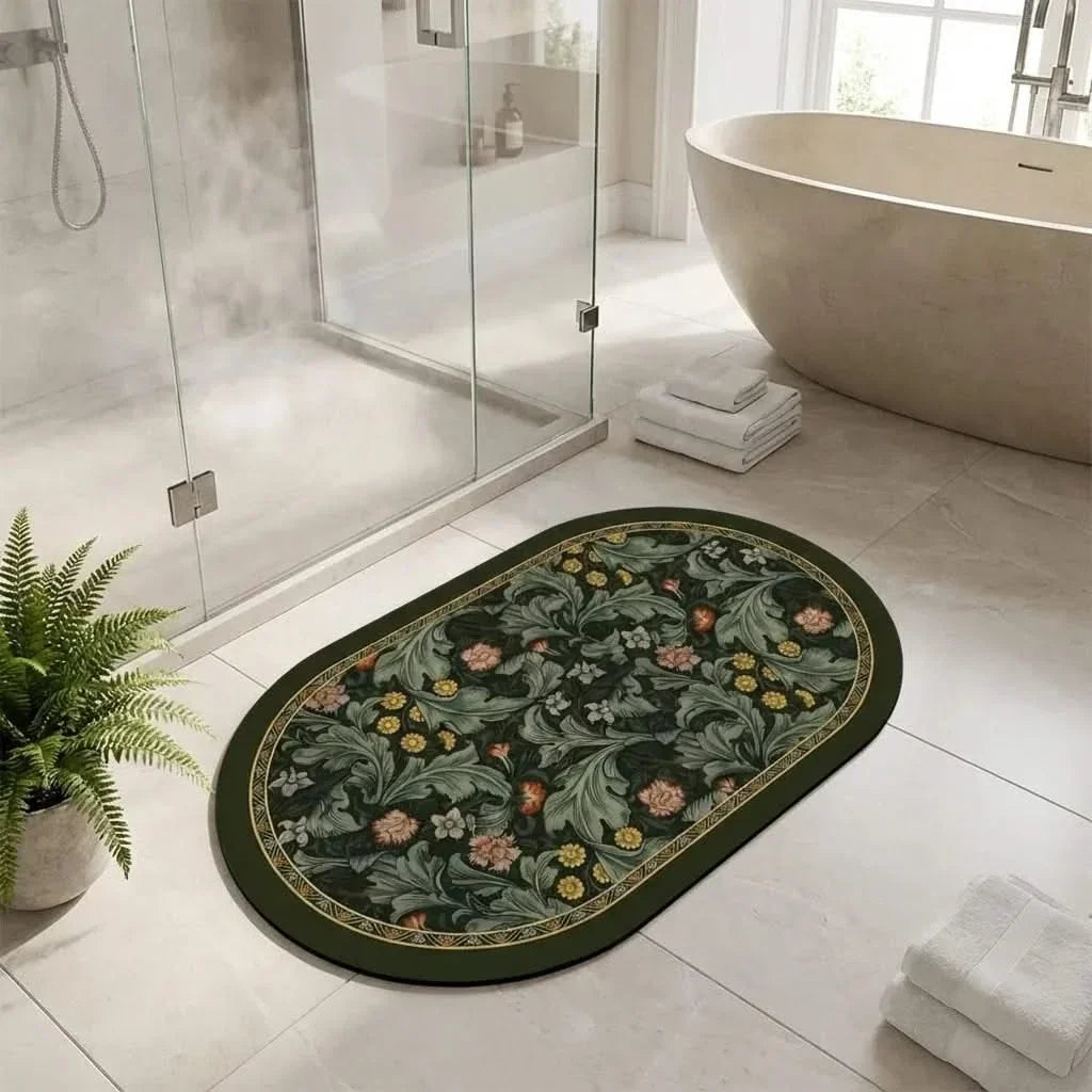 Fast-Drying Diatomite Stone Bath Mat