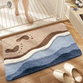 Patterned Plush Bath Mat in 5 Designs