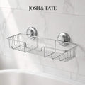 Twist-Lock Wire Shower Caddy, No Drilling