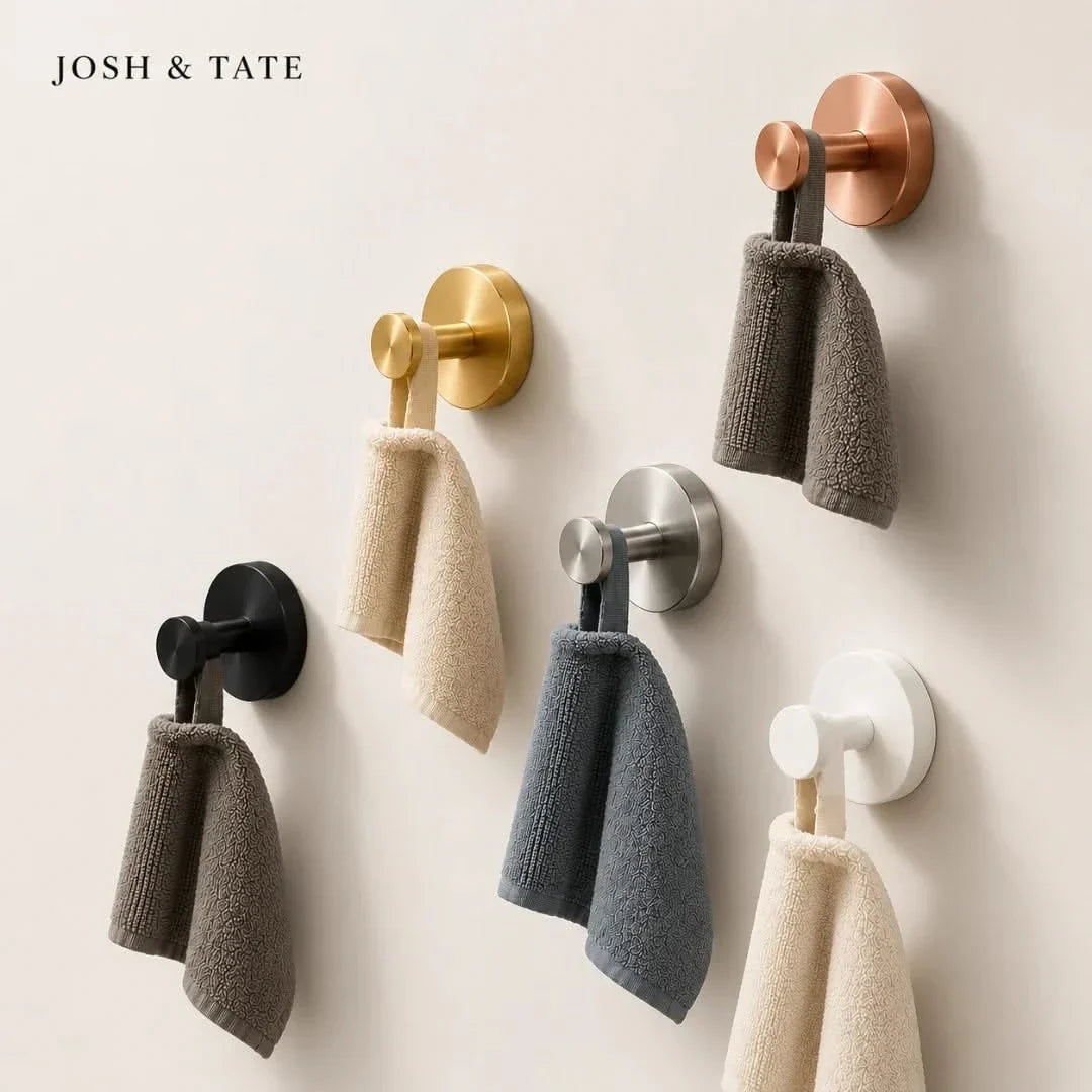 Minimal Adhesive Wall Hook Set in 4 Finishes
