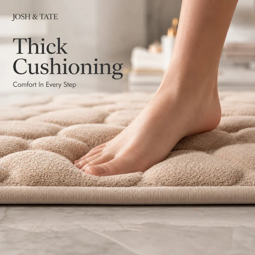 Non-Slip Memory Foam Bath Mat, 40 × 60 cm