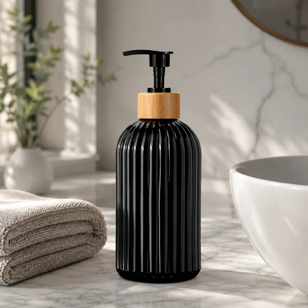 Fluted Soap Dispenser 500ml, Four Colours