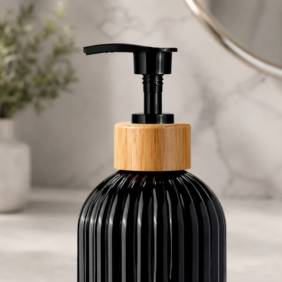 Fluted Soap Dispenser 500ml, Four Colours