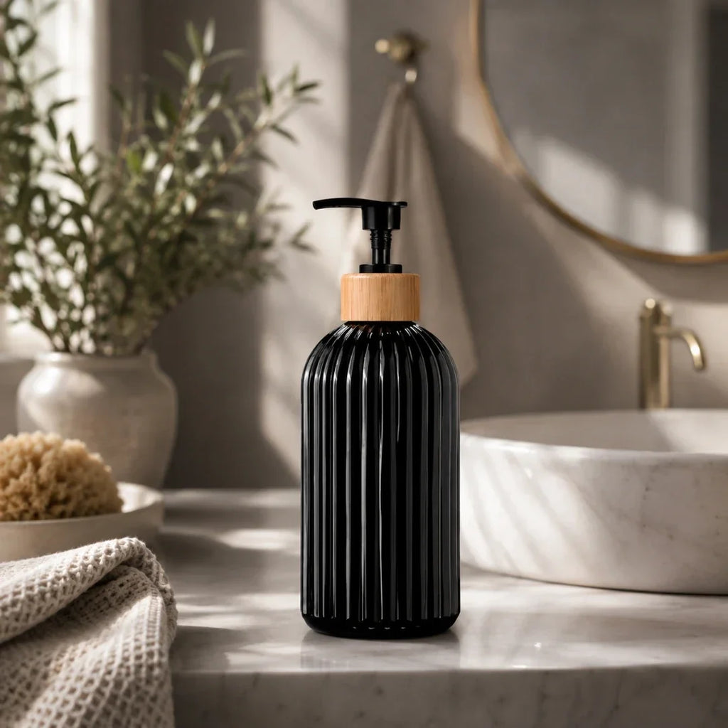 Fluted Soap Dispenser 500ml, Four Colours