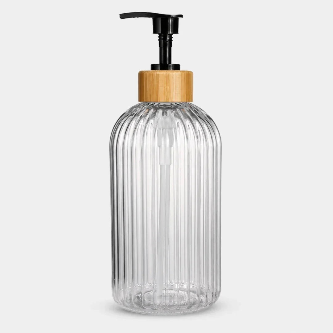 Fluted Soap Dispenser 500ml, Four Colours