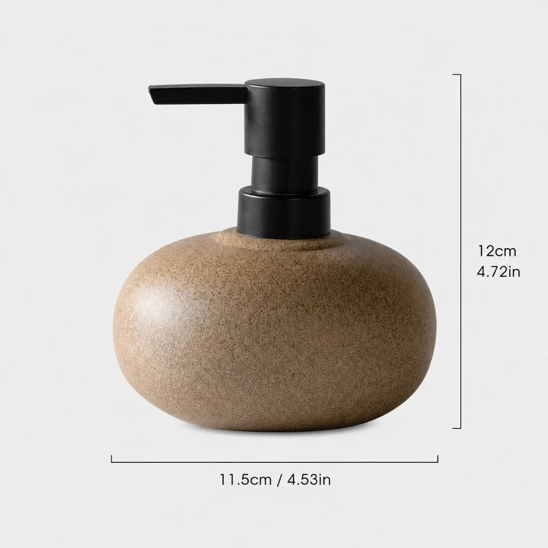 Stoneware Ceramic Soap Dispenser, 300ml