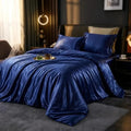 Silky 4-Piece Bedding Set with Duvet Cover and Sheet