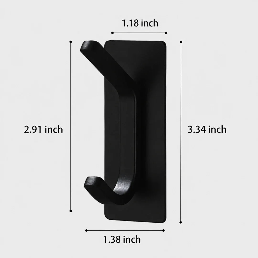 Minimalist Steel Wall Hook in Three Finishes