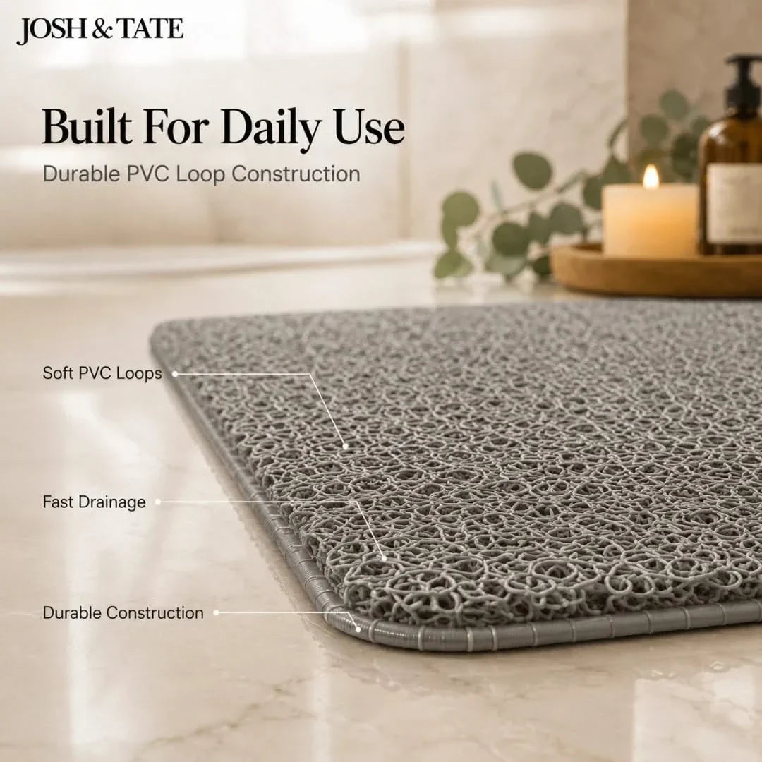 Anti-Slip Absorbent Bath Mat in Three Sizes