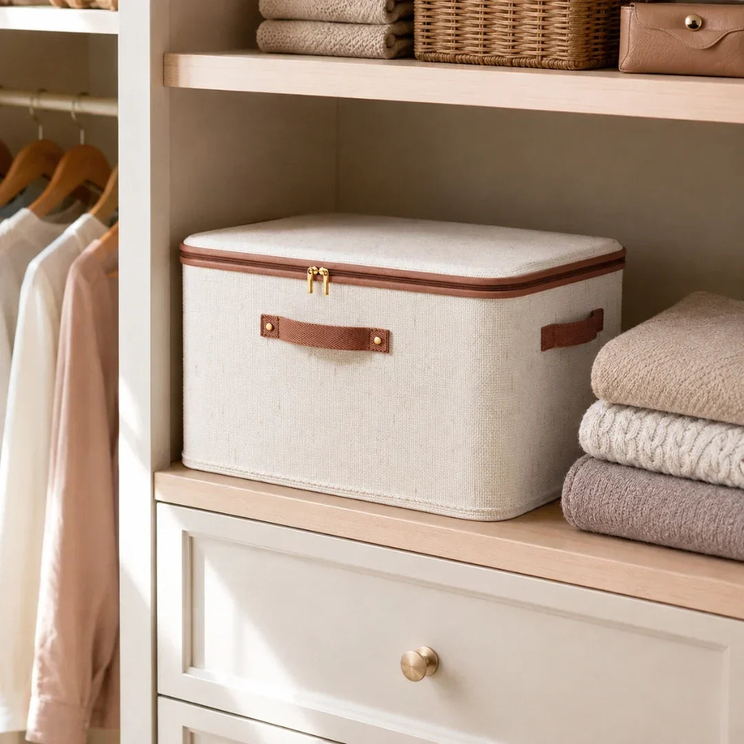 Zipped Fabric Storage Box – 8 L to 56 L