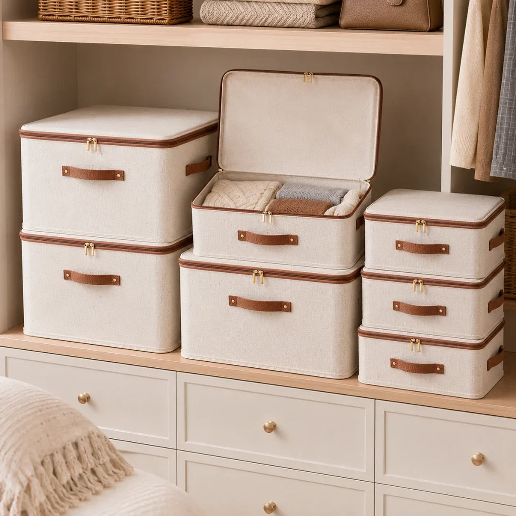 Zipped Fabric Storage Box – 8 L to 56 L