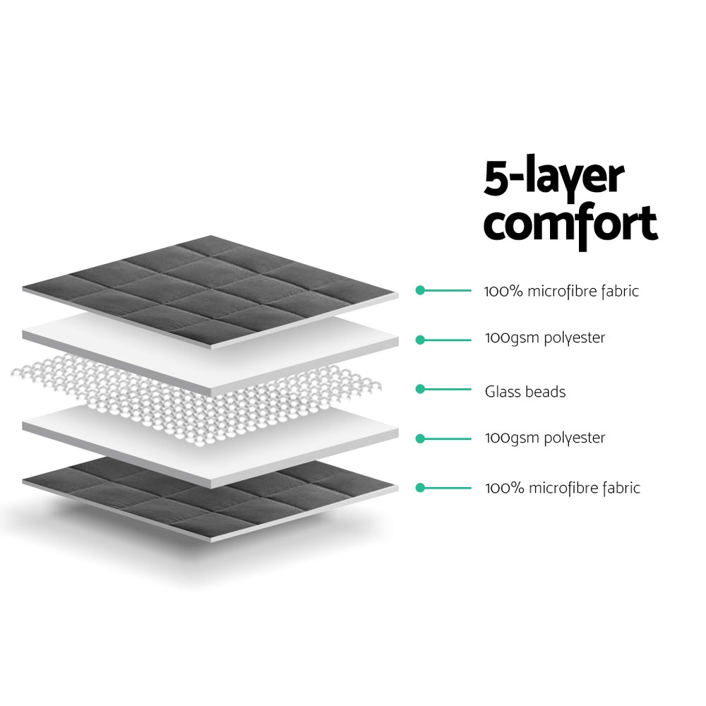 Glass-Bead Weighted Blanket in Five Weights