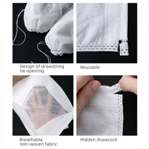 Reusable Drawstring Fabric Storage Bags