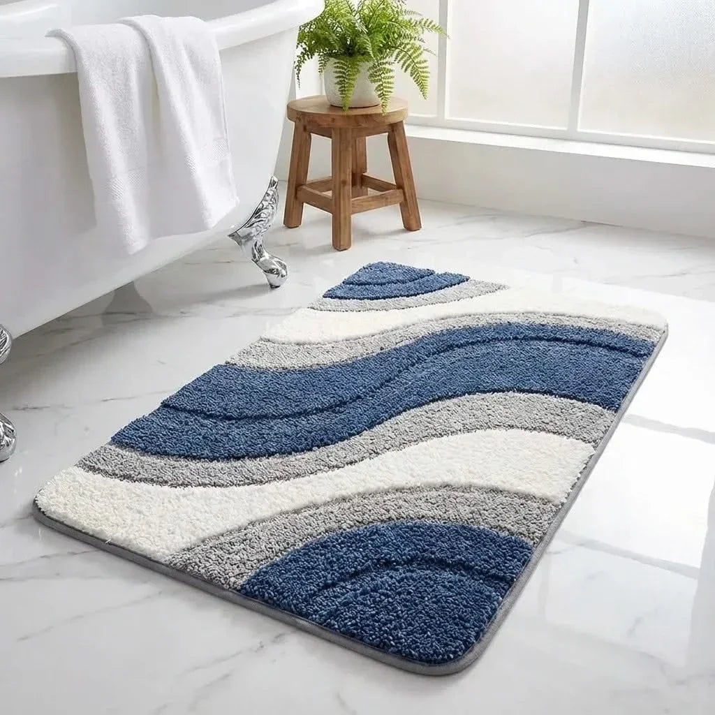 Soft Woven Bath Rug in Three Colourways