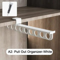 Extendable Closet Rod for Double Hanging Space