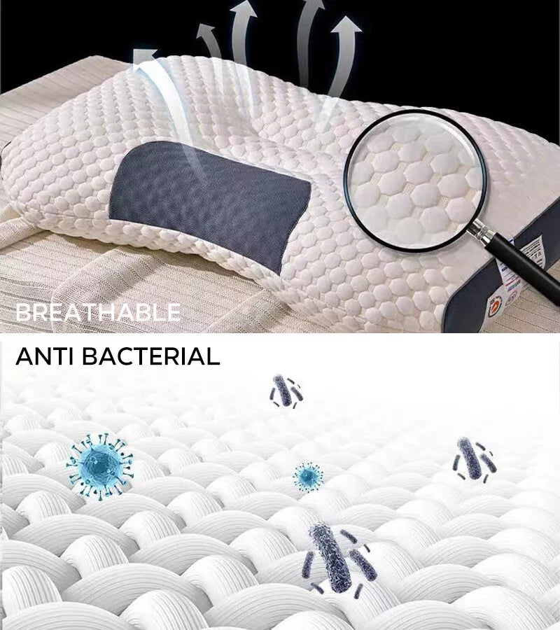 Contoured Memory Foam Pillow, Single or Pair