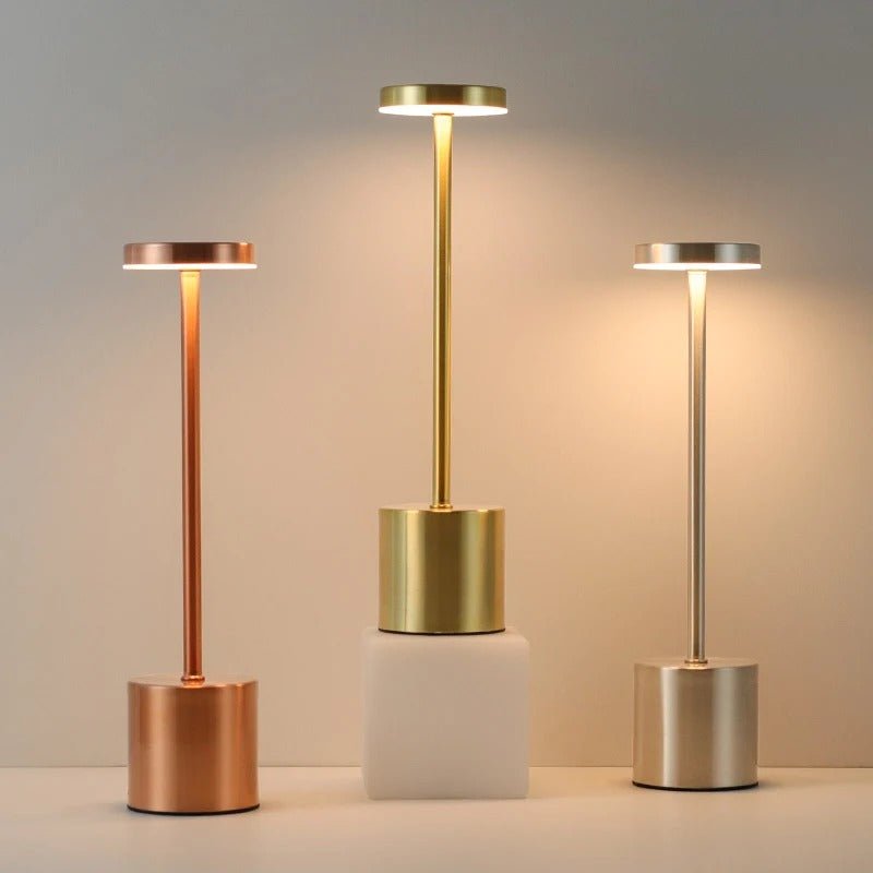 Classic Metal Touch Lamp with 3 Brightness Levels