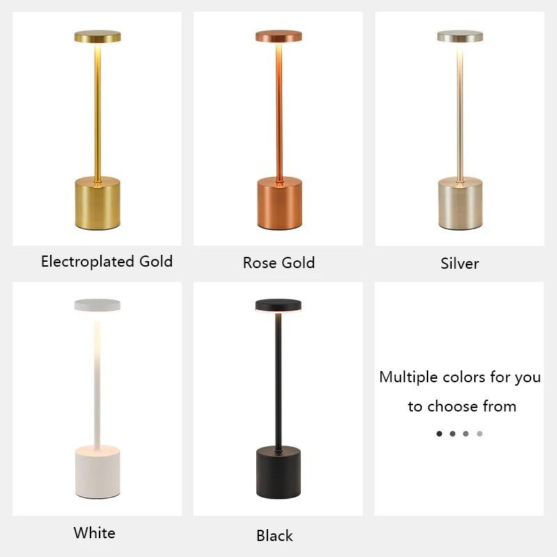 Classic Metal Touch Lamp with 3 Brightness Levels