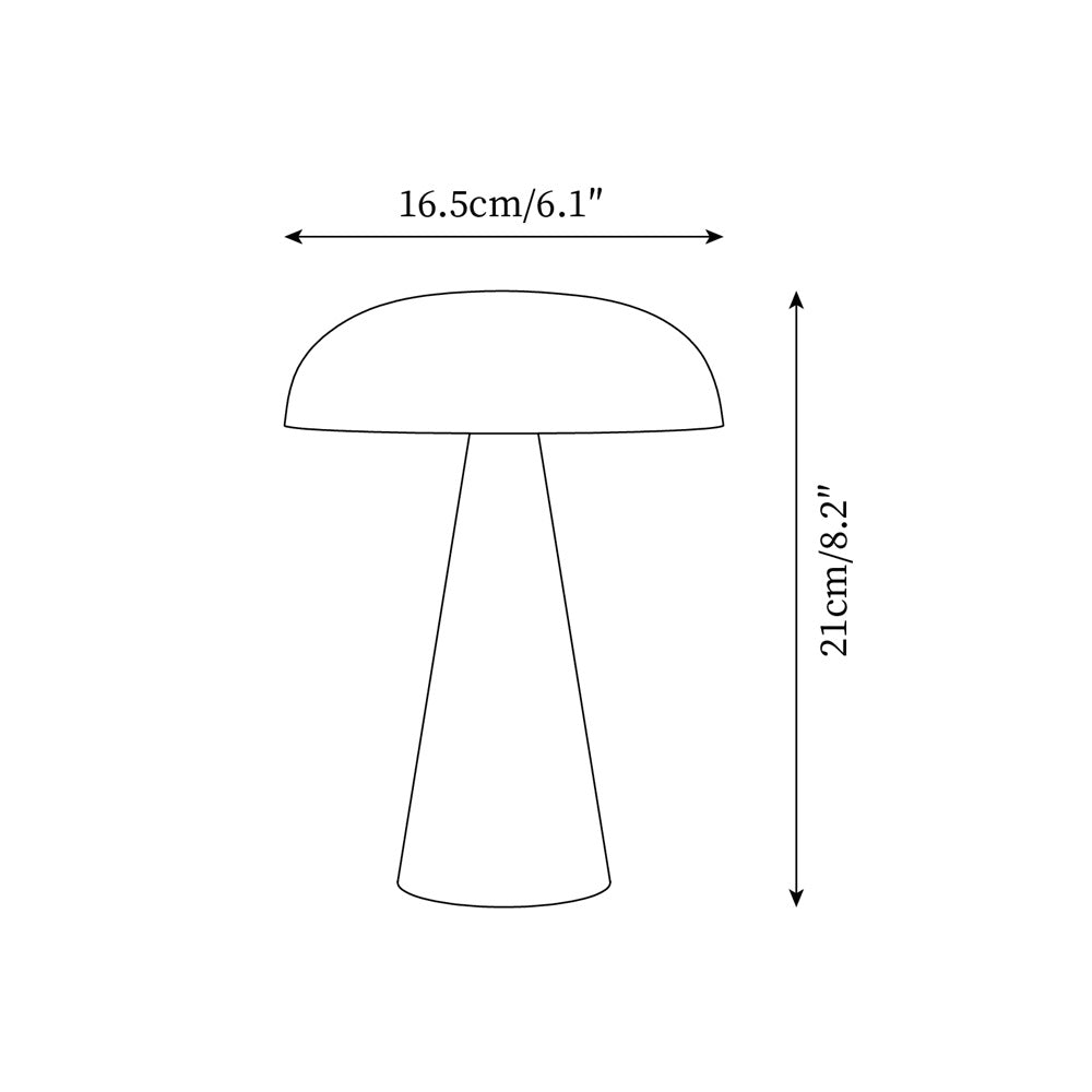 Metal Touch Table Lamp for Bedside Lighting