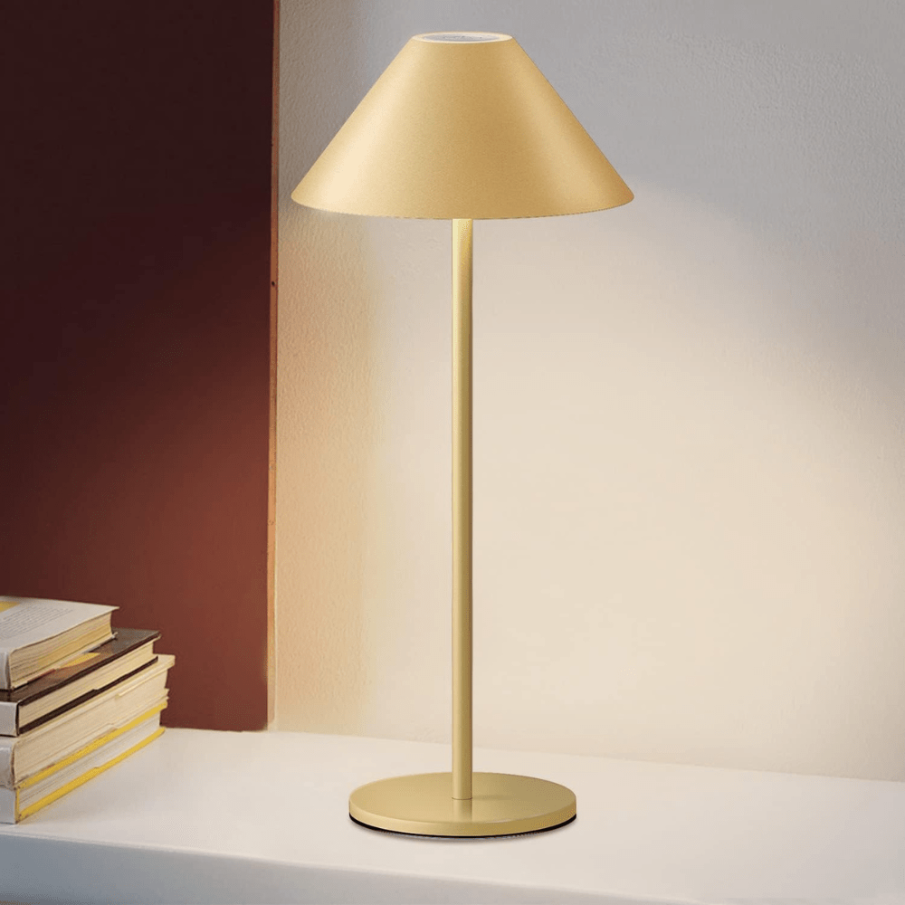 Cone Table Lamp for Bedside Reading