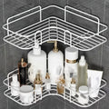 Corner Shower Caddy – No-Drill Black or White