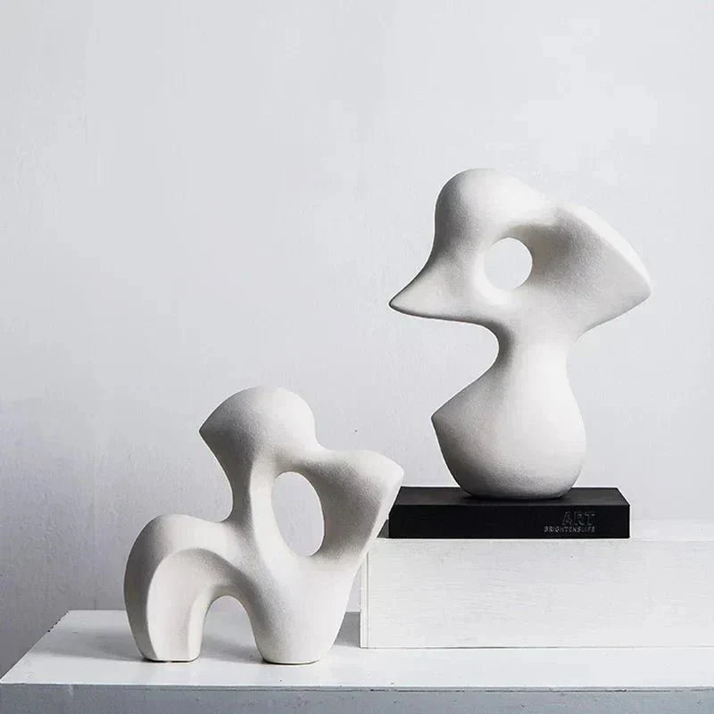 Abstract Ceramic Sculpture, Eight Forms