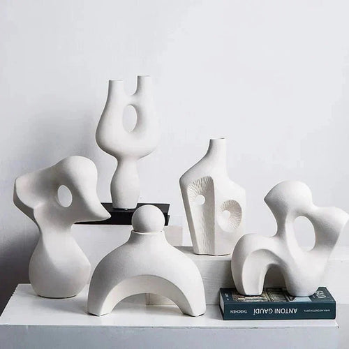 Abstract Ceramic Sculpture, Eight Forms