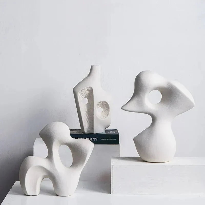 Abstract Ceramic Sculpture, Eight Forms