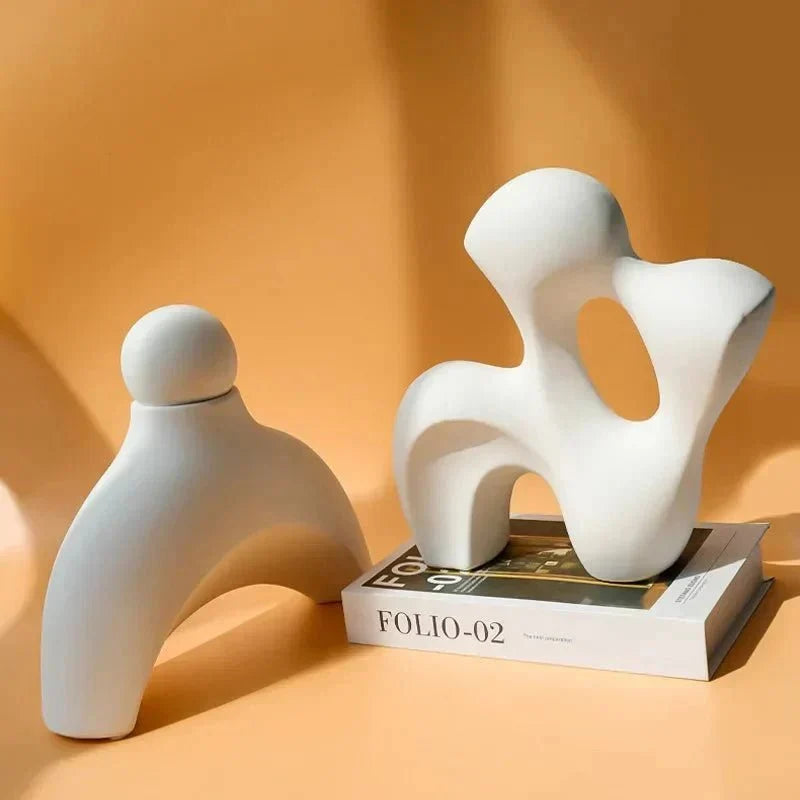 Abstract Ceramic Sculpture, Eight Forms
