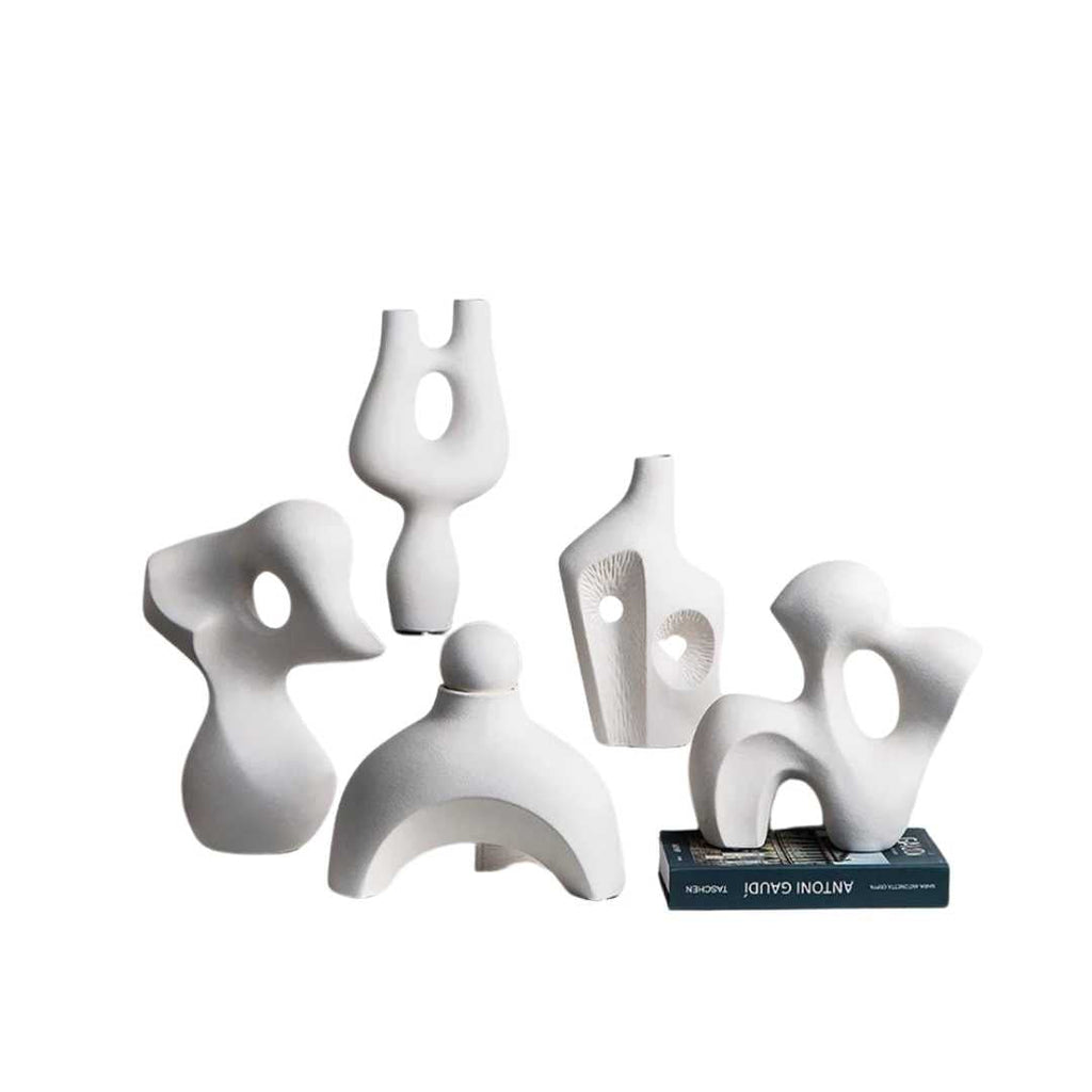 Abstract Ceramic Sculpture, Eight Forms