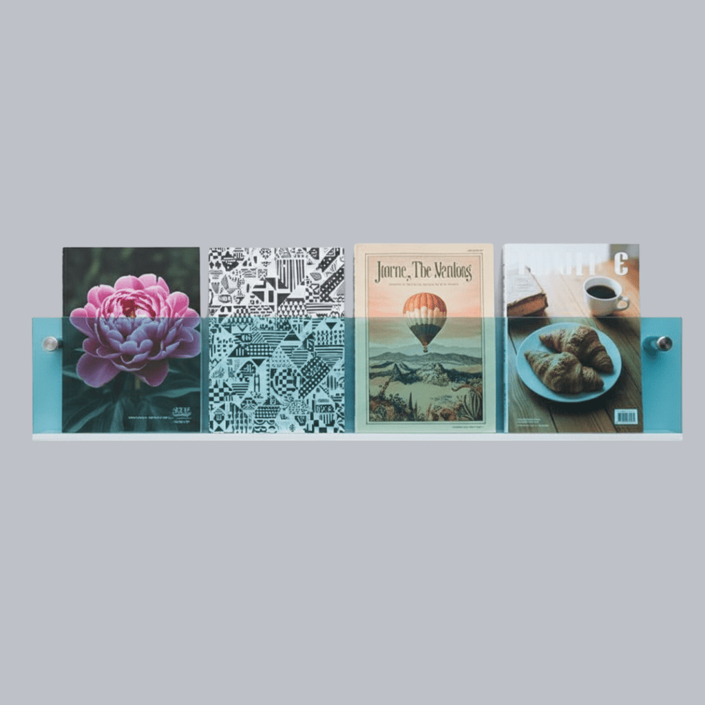 Acrylic Floating Wall Shelf for Books