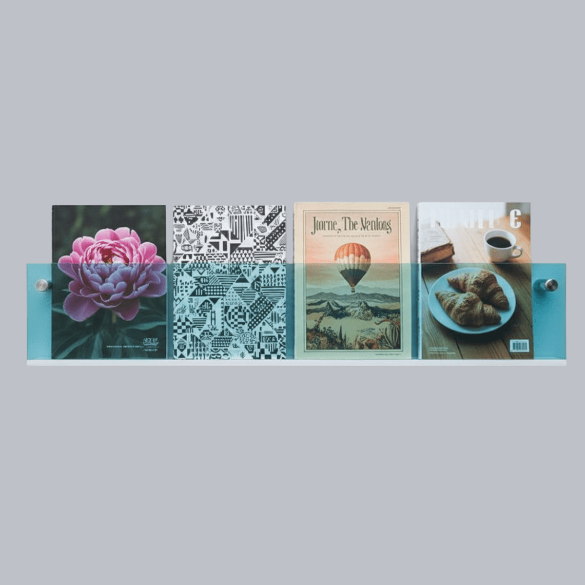 Acrylic Floating Wall Shelf for Books